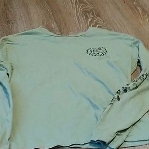 Long sleeve green shirt